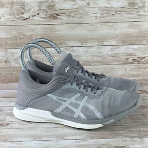 Asics FuzeX Rush Womens 8 Gray White